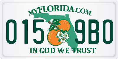 FL license plate 0159BO