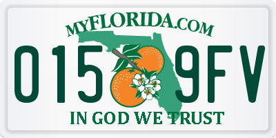 FL license plate 0159FV