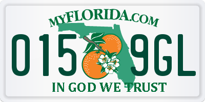 FL license plate 0159GL