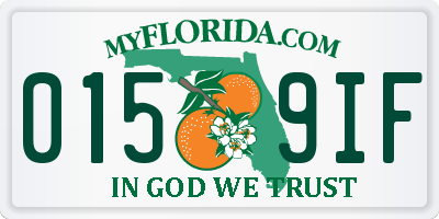FL license plate 0159IF