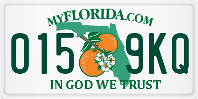 FL license plate 0159KQ