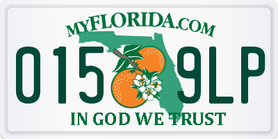 FL license plate 0159LP