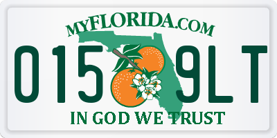 FL license plate 0159LT