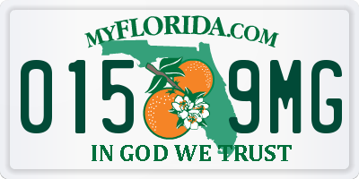 FL license plate 0159MG