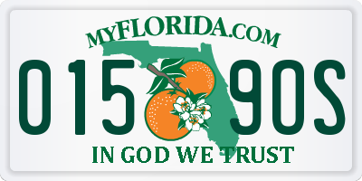 FL license plate 0159OS