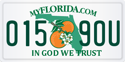 FL license plate 0159OU