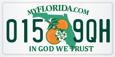 FL license plate 0159QH