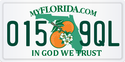 FL license plate 0159QL