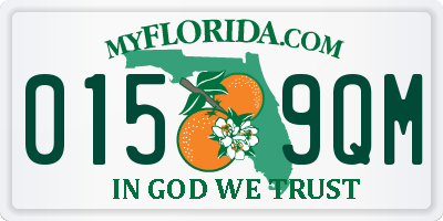 FL license plate 0159QM