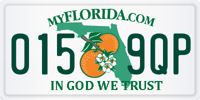 FL license plate 0159QP