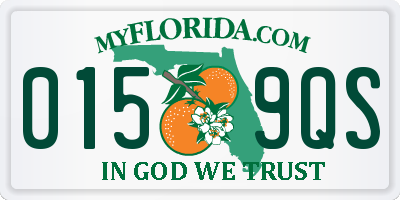 FL license plate 0159QS