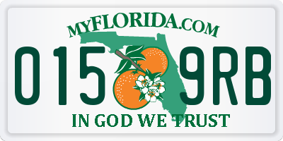 FL license plate 0159RB