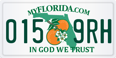 FL license plate 0159RH