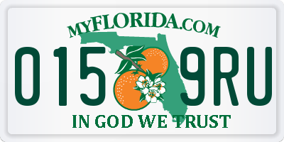 FL license plate 0159RU