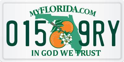 FL license plate 0159RY