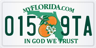 FL license plate 0159TA