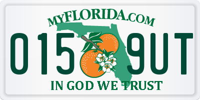FL license plate 0159UT