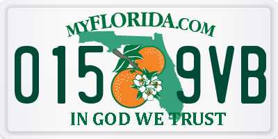 FL license plate 0159VB