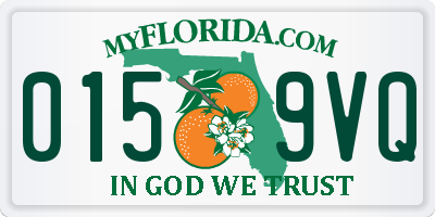 FL license plate 0159VQ