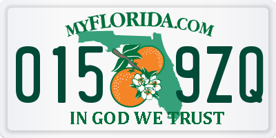 FL license plate 0159ZQ