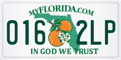 FL license plate 0162LP