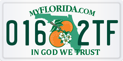 FL license plate 0162TF