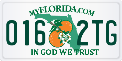 FL license plate 0162TG