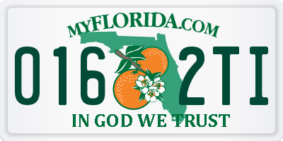 FL license plate 0162TI