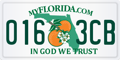 FL license plate 0163CB