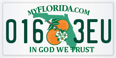 FL license plate 0163EU