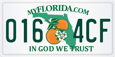 FL license plate 0164CF