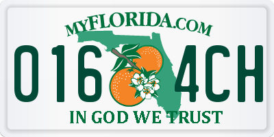 FL license plate 0164CH