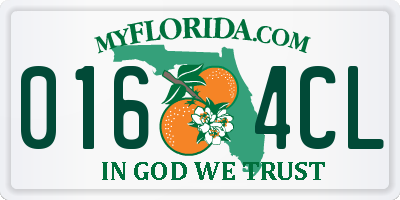 FL license plate 0164CL