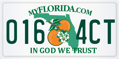 FL license plate 0164CT
