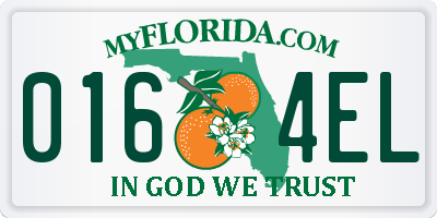 FL license plate 0164EL