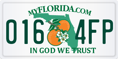 FL license plate 0164FP