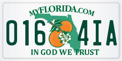 FL license plate 0164IA