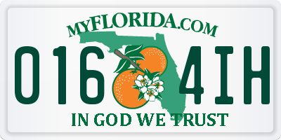 FL license plate 0164IH
