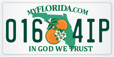 FL license plate 0164IP