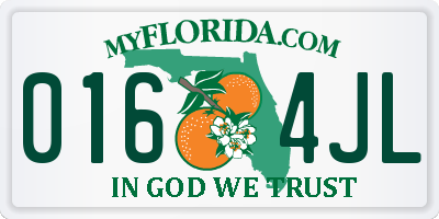 FL license plate 0164JL