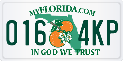 FL license plate 0164KP