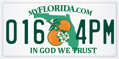 FL license plate 0164PM