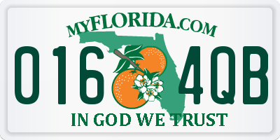 FL license plate 0164QB