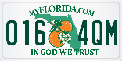 FL license plate 0164QM
