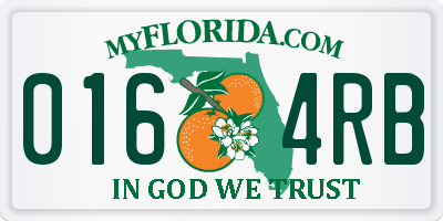 FL license plate 0164RB