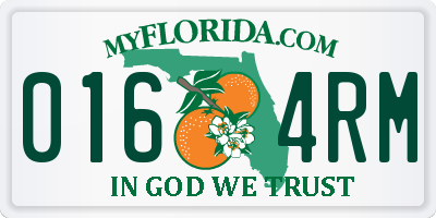 FL license plate 0164RM