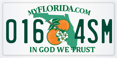 FL license plate 0164SM