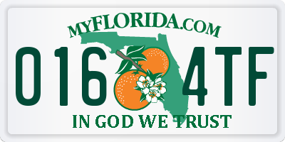 FL license plate 0164TF