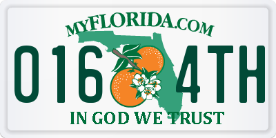 FL license plate 0164TH