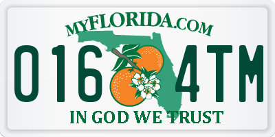 FL license plate 0164TM